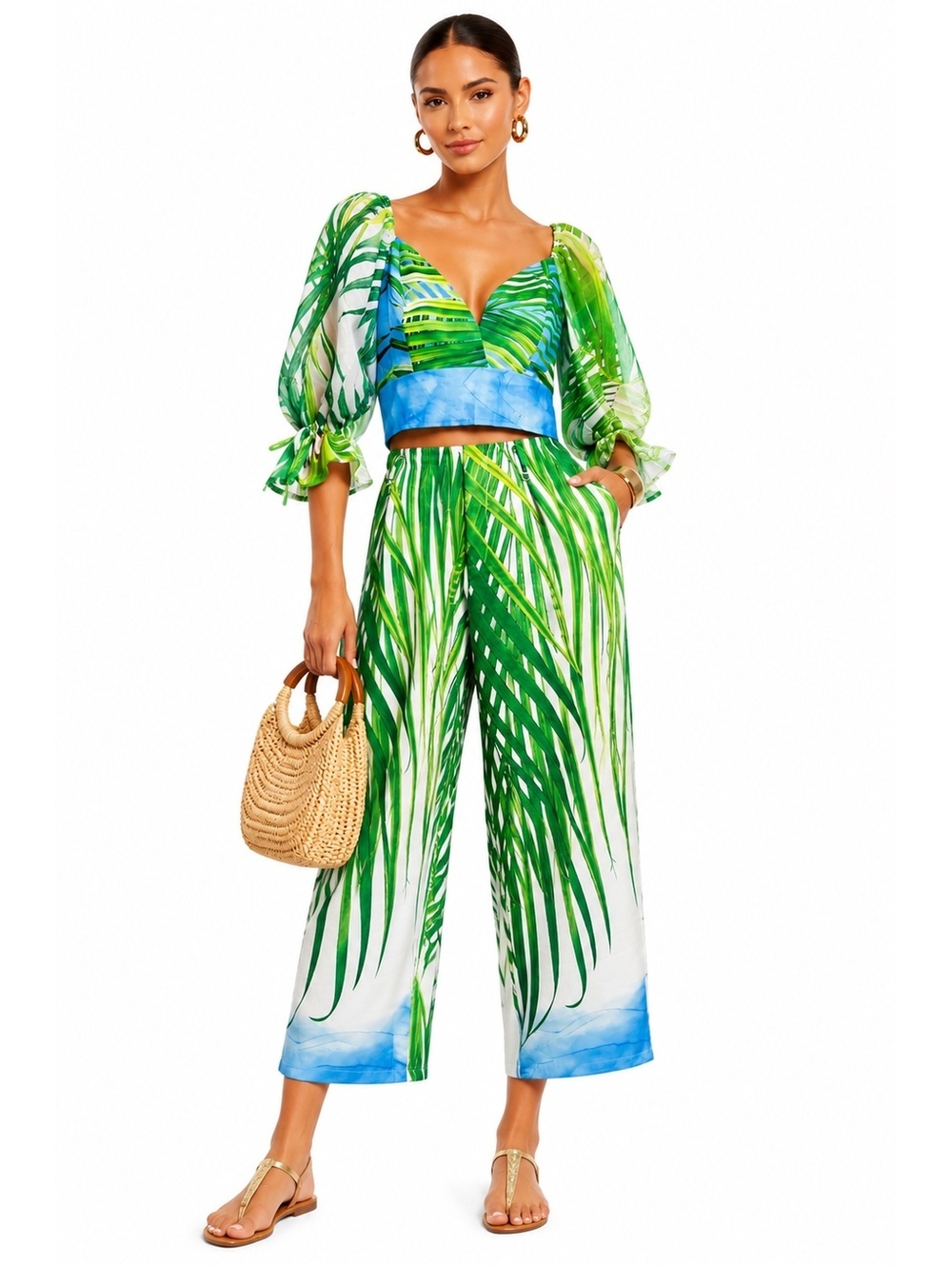 A Peach 2 Piece Vacay Set-Size L